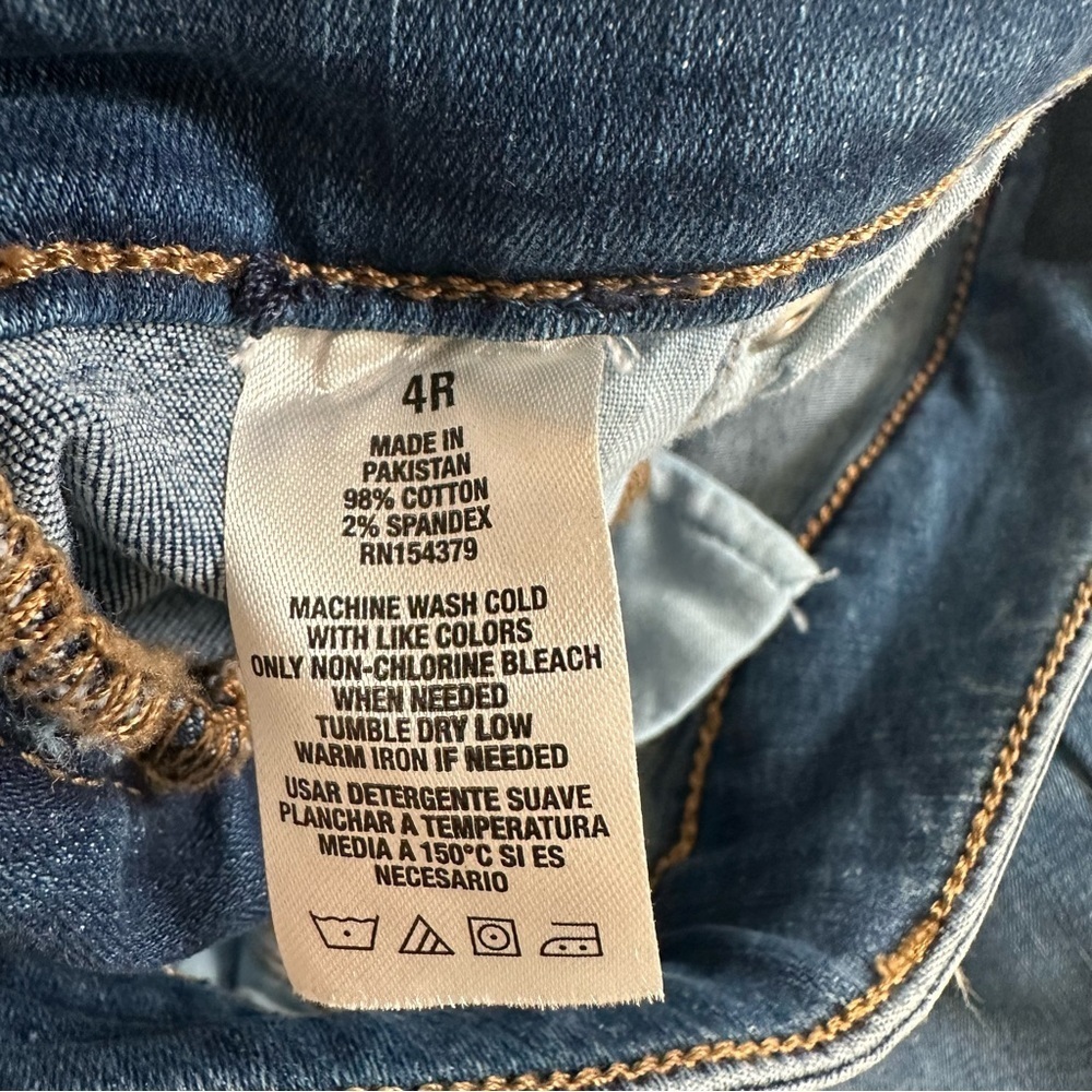 Aeropostale Super High Rise Jegging Women's Dark Blue Skinny Jeans - Picture 9 of 11